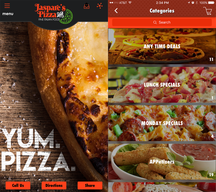 mobile apps for restaurants